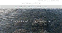 Desktop Screenshot of donnacorbetttherapy.com